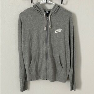 Nike Grey Zip Up Jacket